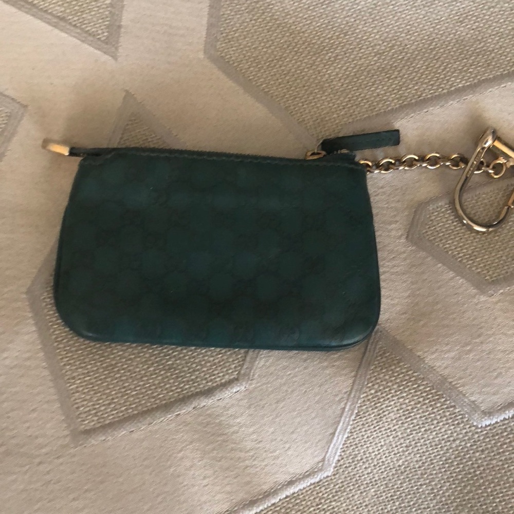 Gucci coin purse key ring
